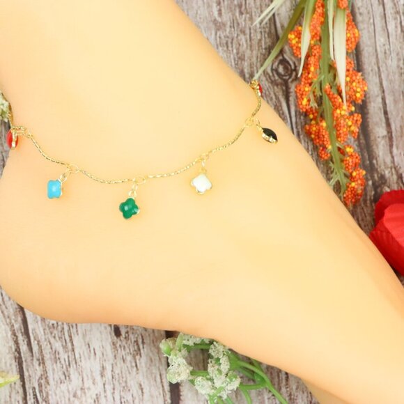 "Dainty Anklet for Women – Elegant Everyday Jewelry & Perfect Gift | MLCRC1340 - Picture 3 of 10